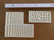 H0 mech Stellwerk hochw Silikonformen für Rollenkästen Drahtzugkanäle Weichenant