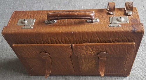 Lederkoffer antik vintage - lederkoffer,