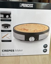 Princess Crepes - Maker  Pfannkuchen Ø30cm 1200W Nur Einmal Benutzt! OVP