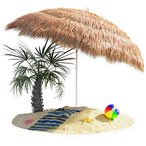 Sonnenschirm hawaii - sonnenschirm,