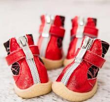 Hundeschuhe  Wasserdicht fester Gummisohle Pfotenschutz kl Hunde versch Farben