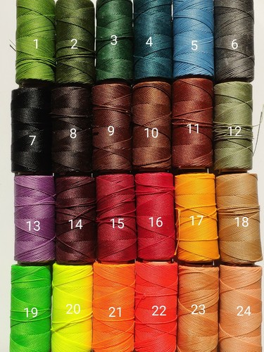 10m makramee garn 43xfarben - garn,