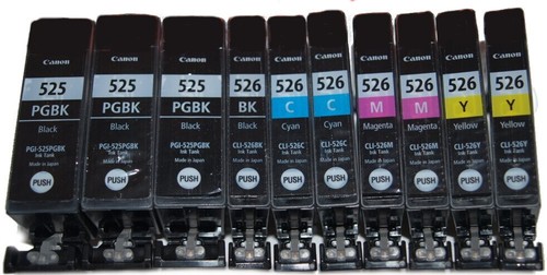 10x original canon patronen - 10x,