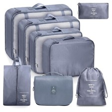 Packwürfel Set 8 Teile Kleidung Organizer Reise Koffer Ordnung Utensilien