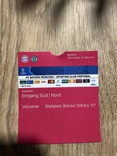 Sammler Ticket CL FC Bayern