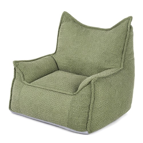 Chenille sitzsack sessel mit - chenille,