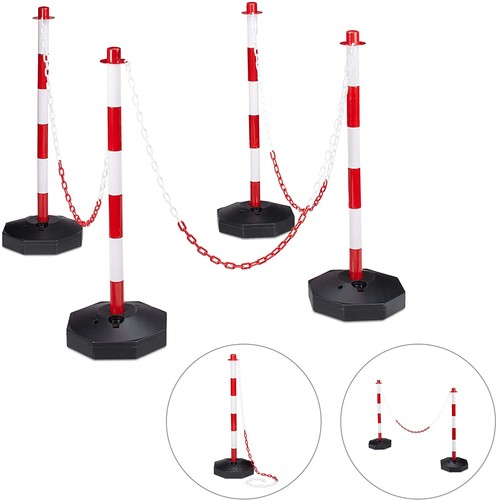 Absperrpfosten mit kette - mit,