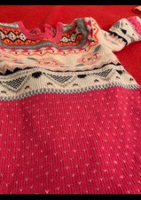 „Benetton - Baby „ Kleid pink - bunt mit rosa Strumpfhose