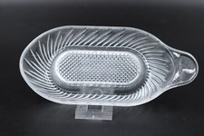 Apfelreibe / Ingwerreibe aus Glas Reibe für Babynahrung Vintage alt