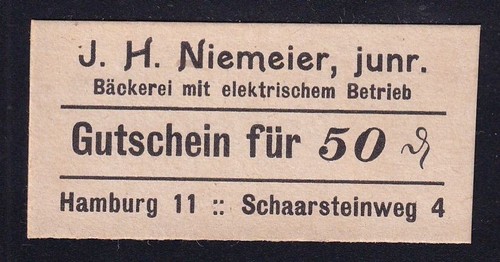 Hamburg pfennig d - hamburg:, o.d.