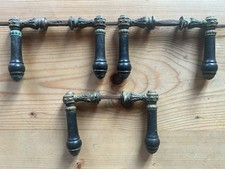 1 v 3 Antik Gründerzeit Türdrücker Türgriff Türklinke Drückergarnitur 1900 Griff