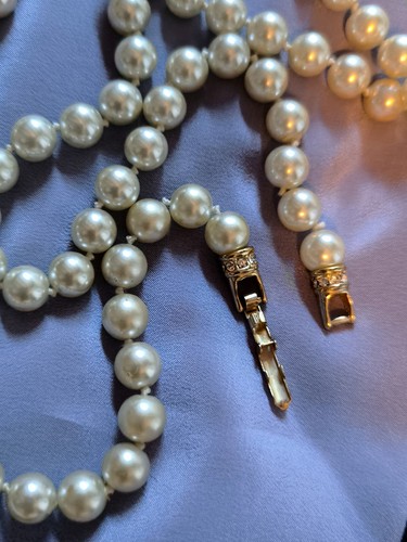 Lange vintage perlenkette - vintage,