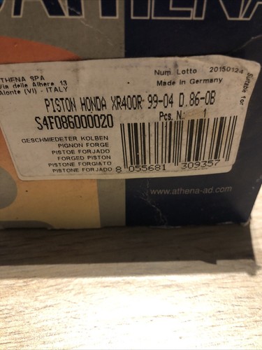 Piston kolben honda - honda, xr400r