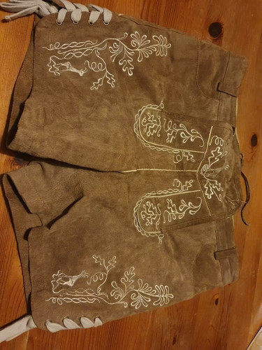 Damen lederhose kurz wiesn - lederhose,,