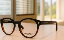 Pure Eleganz! Brille MOD. 3257 5117 51018 140 Versace Schwarz Havana