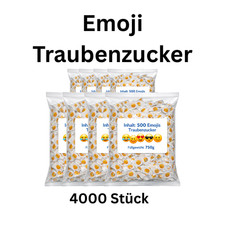 4000x Emoji Traubenzucker