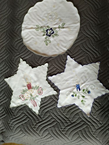 Weihnachtsdeckchen set - weihnachtsdeckchen,