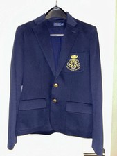 Polo Ralph Lauren Damen Blazer Strickblazer Blau Gr. 38