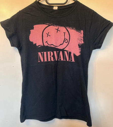 Nirvana shirt schwarz mit - nirvana, t-shirt