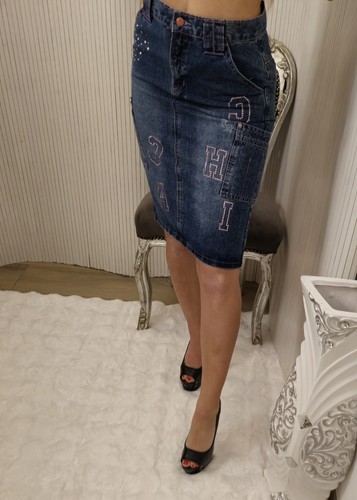 Jeansrock rock bleistift - rock,