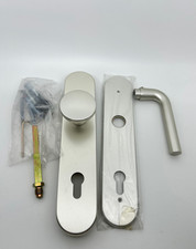 ABUS Haustür Schutz Beschlag HBR14F2 92mm / 14mm Stärke Neusilber F2