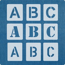 Schablonen Buchstaben groß