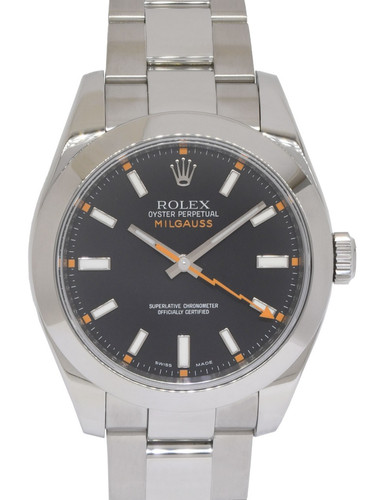 Rolex milgauss stainless - rolex, steel