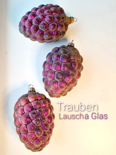 Weintrauben lauscha glas - weintrauben,,