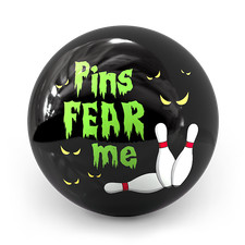 Bowling Ball OTB Pins Fear Me