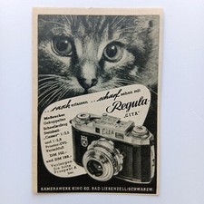 1956 King Kamera Regula Cita Fotokamera Werbung Werbeanzeige Reklame