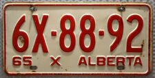 Alberta Kanada Nummernschild