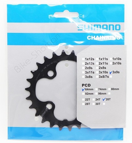 Shimano 26t kettenblatt für - 26t,