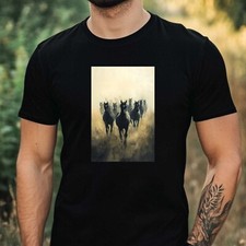 Herren T-Shirt Pferdeherde