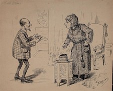 Karikatur Humor Ehestreit