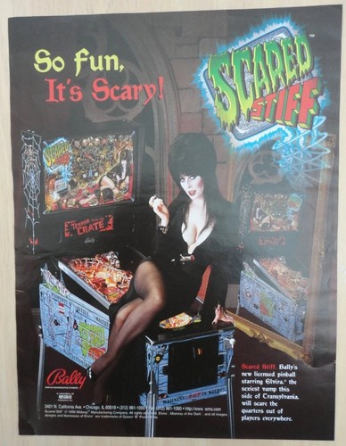 Bally scared stiff - stiff, pinball