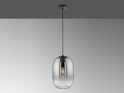 Kleine rauchglas pendelleuchte - kleine,