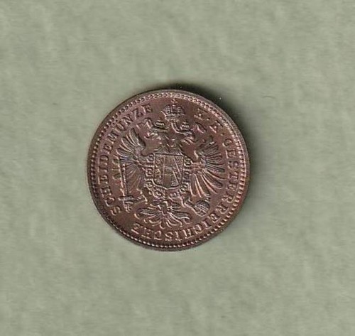 1885 kreuzer f - kreuzer, (cu)