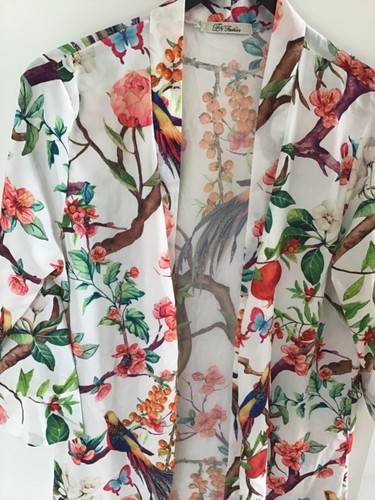 Fashion kimono vogel blumen - kimono,