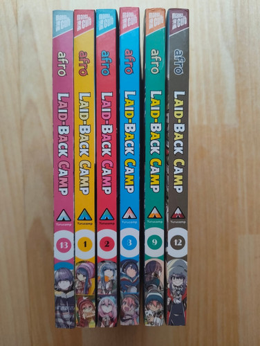Laid back camp manga - camp, band