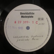 unverkäufliche Musterplatte Eterna  Weihnachtliche Orgelmusik franz. Meister