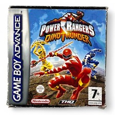 GameBoy Advance - Power Rangers: Dino Thunder UK mit OVP OVP beschädigt