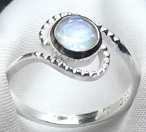 Mondstein ring 925 silber - ring,