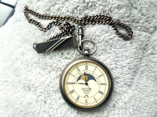Seiko mondphase taschenuhr - mondphase,