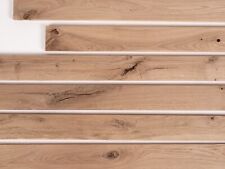 Lamellen 40 - 200cm Eiche Wildeiche Rustikal massiv 18x74 mm Bastelholz Streifen