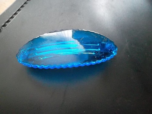 Haarspange blau länge 6 cm - haarspange,,