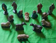 Krippenfiguren 14 stück - krippenfiguren,