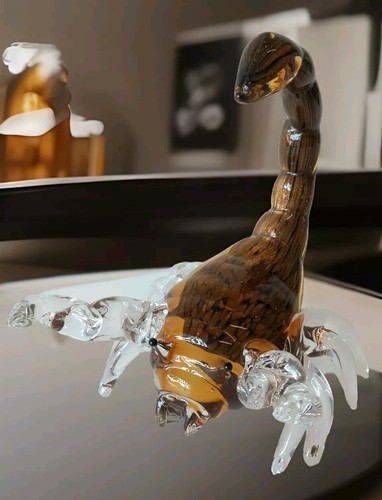 Glasfigur skorpion figur - glasfigur,