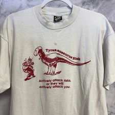 Vintage 90s Tyrannosaurus Risk