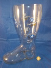 Alter XXL Bierstiefel DORTMUNDER THIER BRÄU 2L. Bierglas groß Ruhrgebiet rar
