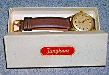 JUNGHANS Automatic Chronometer Junghans-Schachtel vergoldet Cal 83 1959 fertig,
